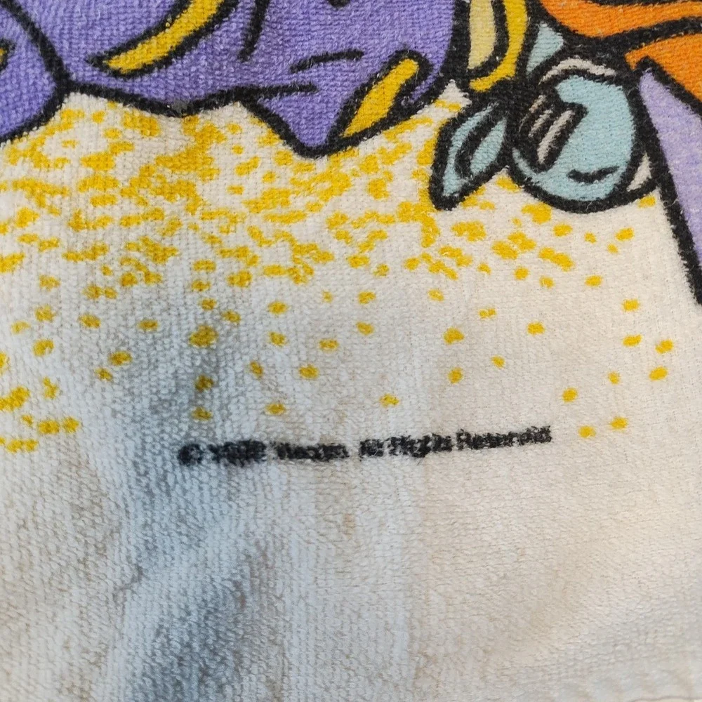 Vintage RugRats Pool Beach Towel Franco Angelina Tommy Chuckie 1990s Nickelodeon